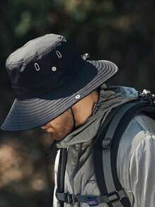 1 件休闲折叠太阳帽，夏季旅行钓鱼徒步渔夫帽，男女通用防紫外线，适合夏季 - 彩色 - 查看 2