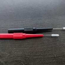 2pcs Piercing Wire Probe, Car Maintenance Test Piercing Wire Probe, Table Stick Back Needle Multimeter Pen High Temperature Resistant Wire - Multicolor - View 6