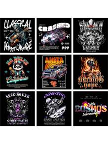 Filme de transferência térmica, prensa térmica, película de transferência térmica de tinta branca PET de descascamento a frio, filme de impressão por transferência térmica, impressão digital e offset por transferência térmica para camisetas, roupas, texto e imagem personalizados, impressão gráfica