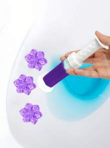 Żel do toalety, Pieczątka do żelu do toalety, Pieczątka do żelu do czyszczenia toalet Pachnące kwiaty do toalety, Odświeżacz powietrza do łazienki, toalety i pomieszczenia do mycia, Narzędzie do czyszczenia domu