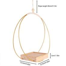 Hanging Flower Pot Shelf With Indoor Hanging Flower Pots Balcony Decoration, Plants, Living Room, Wooden Shelf  Hanging Basket