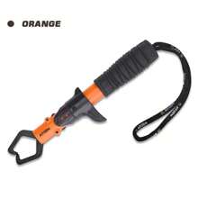 Fish Lip Pliers Grab Grip Tool Stainless Steel Fish Holder Fishing Tool Extended Version TPR Handle Fishing Men's Fishing Tackle