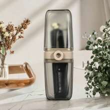 旅行牙刷套装，包括便携式收纳盒、漱口杯和牙膏杯 - 不含酒精，设计紧凑，非常适合旅行和商务旅行 - 彩色 - 查看 7