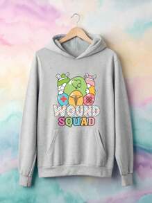 Sudadera con capucha unisex de ajuste regular en colores sólidos