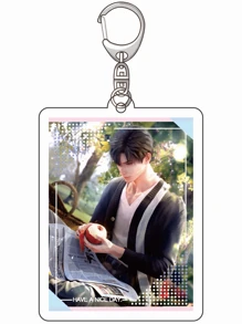 1pc Game Love And Deepspace Anime Love And Deep Sky Series Acrylic Keychain Cute Cartoon Keyring Bag, Suitcase Accessory Phone Pendant Car Ornament. - Multicolor - View 16