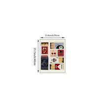 1pc Vintage Matchbox Wall Art Picture Matches Canvas Prints Paintings Retro Matchbook Poster Funky Designs Aesthetic Decor For Bedroom, Living Room, Or Office Apartment Decor Unframed Or Framed