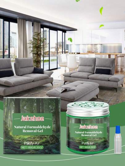Natural Formaldehyde Removal Gel:Formaldehyde Purifying Gel, New House, Home Office, Fresh Air, Purifying Formaldehyde Odor Cleaner