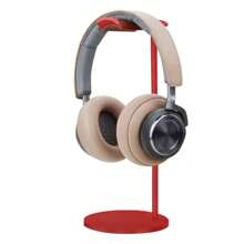 Curved Aluminum Headphone Stand Rack Sturdy Metal Gaming Headset Earphone Holder Hanger With Solid Base For Table Desk Display For Office, Dorm And Home Use