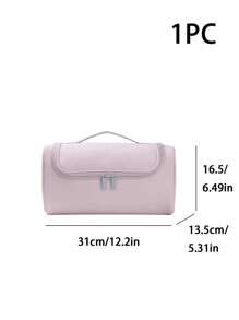 1 PIEZA Bolsa de almacenamiento portátil y elegante para secador de pelo, bolsa de belleza para guardar rizador, bolsa de almacenamiento para secador de pelo, plancha y rizador, bolsa de gran capacidad multifuncional y resistente al agua para artículos de tocador de hombres y mujeres, bolsa colgante para cosméticos, artículos esenciales de viaje, vacaciones, verano, vuelta al colegio, bolsa para la escuela, bolsa de viaje para mujeres, bolsa de maquillaje para viajes