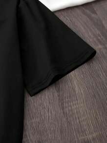 Women's Large Size Molotov Cocktail Oversize Women T-Shirt Protest Politics Alcohol Cocktail - Black - View 4