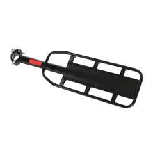 Quick Release Bicycle Rear Seat Rack Adjustable Mountain Bike Luggage Carrier With Reflector - Black - View 5