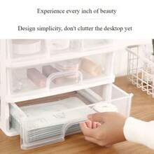 Stationery Drawer Style Storage Rack, Desktop Storage Rack, Multifunctional Stationery Storage Box, Office Supplies Storage Rack, Office Desk Accessories, Home Storage And Organization