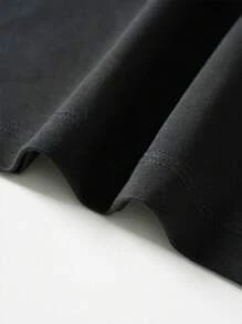 Unisex 100% Cotton "Cortez Signature" T - Shirt - Black - View 4