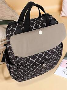 3 قطع/ مجموعة حقيبة ام مع بطانية ملابس الأطفال، حقيبة ظهر حمل كبيرة السعة، حقيبة حمل متعددة الوظائف للأم والطفل للسفر