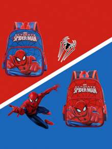 Marvel Kids New Spiderman Backpack, Suitable For Primary And Secondary School Students, Boys And Girls Can Use, Cute Cartoon Backpack
