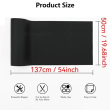 118*7.9 英寸自粘式沙发靠背皮革修补贴片，1 件 PU 布片，PU 皮革贴纸，餐厅厨房装饰桌布餐椅修补贴纸 - 自粘式人造皮革修补贴片，适用于家具、沙发、汽车座椅、摩托车座椅、船用座椅、沙发、双人沙发修理套件 - 彩色 - 查看 16