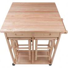 Winsome Wood Suzanne Kitchen, Square, Natural, Beech