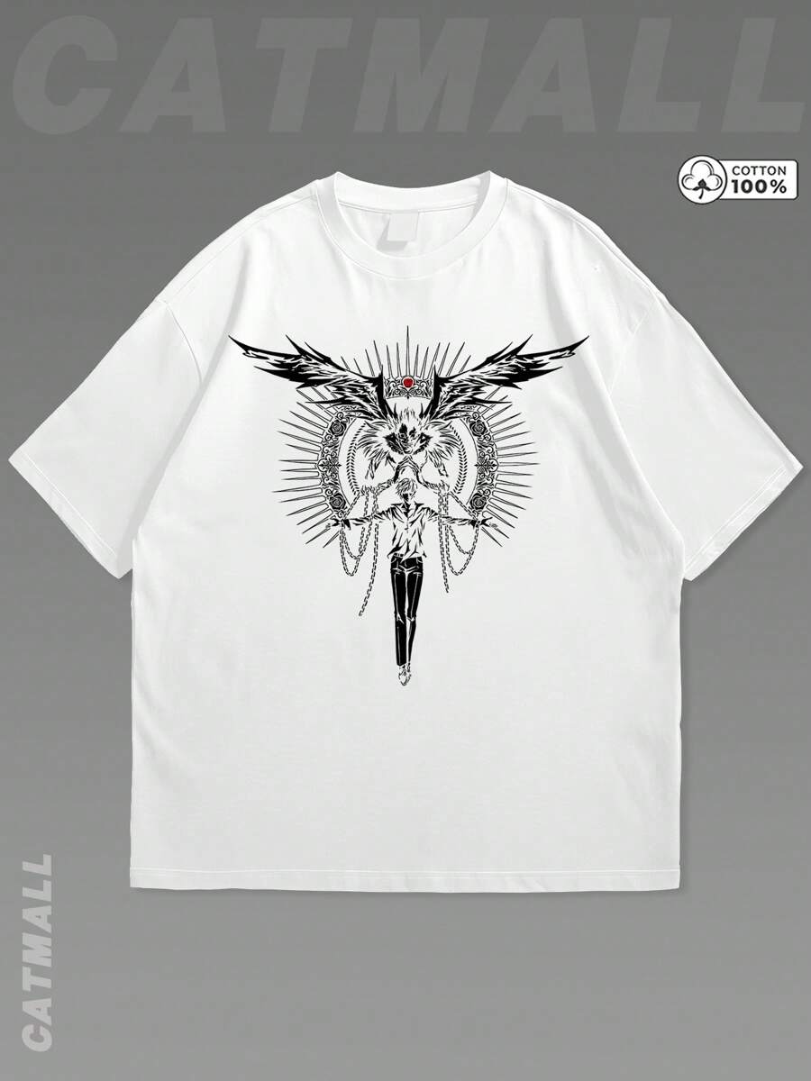 男士礼品、图案 T 恤、复古 T 恤、流行文化 T 恤、街头服饰、复古时尚、大胆前卫的设计、柔软复古男女通用 T 恤 100% 纯棉男士图案街头服饰 T 恤、Y2K 风格、2025 年流行趋势。