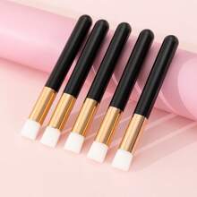 10PCS Eyelash Cleaning Brush-Facial Cleansing Brush-Extensions Cleaning-Lash Shampoo Brushes-Lash Cleansing Brush-Mousse Brush For Cleaning And Washing Lashes - Black - View 8