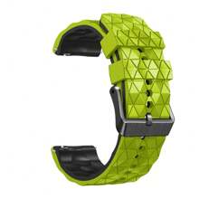 1 Piece Of 22mm Football Pattern Watch With Silicone Material For Comfortable Wearing, Sports And Fitness Replacement Bracelet Suitable For Shopping, Work, Sports And Other Scenarios. It Is The Best Choice For Women's Gifts And Is Suitable For Smart Watch Accessories Such As Jiaming, Etc