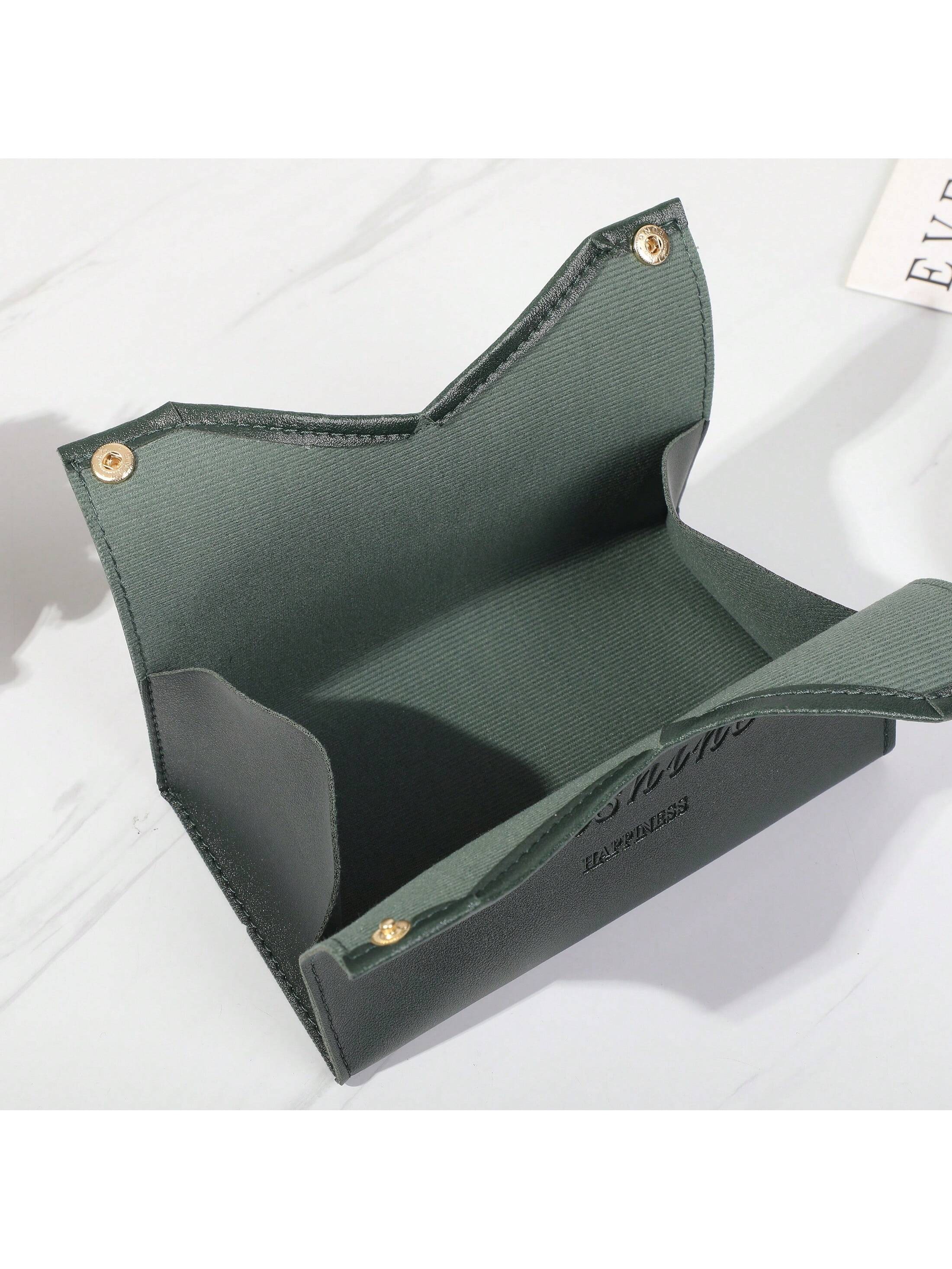 1 علبة مناديل من الجلد ومقاومة للماء كإكسسوار للمط...