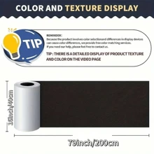 1pc 79inch Self-Adhesive Leather Repair Patch For Sofa Backrest, PU Fabric Patch, PU Leather Sticker, Restaurant Kitchen Decor Tablecloth Dining Chair Repair Sticker - Self-Adhesive Faux Leather Patch For Furniture, Sofa, Car Seats, Motorcycle Seats, Boat Seats, Couch, Loveseat Repair Kit