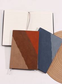 1pc Fashionable Classic Ombre Color Business Notebook, Notepad, Exercise Book
