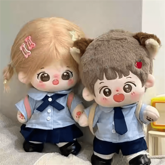 20cm制服连衣裙夏季JK连衣裙套装也适合其他产品的娃娃只卖衣服不卖娃娃和鞋子