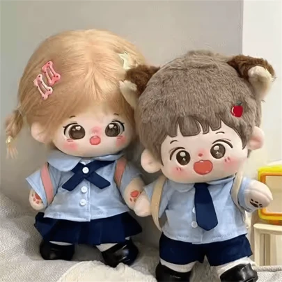 20cm制服连衣裙夏季JK连衣裙套装也适合其他产品的娃娃只卖衣服不卖娃娃和鞋子