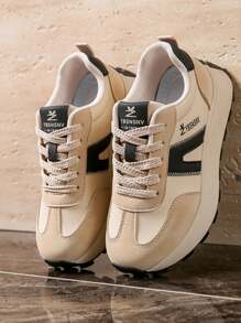 2025New Spring And Summer Plus Size Women's Outdoor Sports Shoes, Lace-Up, Breathable Running Shoes, Anti-Slip, Black