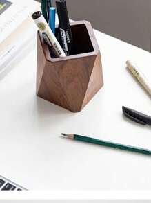 1 件黑胡桃木笔筒、遥控器和办公桌收纳盒、菱形和方形笔筒、笔筒、铅笔盒、办公室装饰、蜡笔筒、笔筒、办公设备、桌面收纳盒、办公文具、记号笔收纳盒、化妆品收纳盒、收纳盒、收纳盒、护肤品收纳盒、办公室收纳盒、文具收纳盒、指甲收纳盒、卧室装饰 - 彩色 - 查看 2
