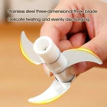 Smart Automatic Garlic Chopper And Grinder - USB Rechargeable Electric Kitchen Crusher For Garlic, Chili, Onion, Spices And More. Perfect For Fresh Ingredient Prep, Food Processing Tool | Portable Appliance | Transparent Container, Garlic Mincer - Multicolor - View 8