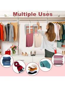 1pc Upgraded Collapsible Pants Hangers,Clothes Hanger With S-Type Stainless Steel,Multifunctional Closet Organizer, Closet Organizer For Pants Jeans Scarf Hanging For Mother's Day,Valentine's Daybedroom,Organizer,Organiser,Home Storage,White T Shirt Women,Black Pants Women,Ladies Winter Clothes,Dress,Winter Clothes For Ladies,Elegant Woman Dresses,White Shirt For Ladies,Long Sleeve,White Jumpsuit For Women,Spring Dresses For Women,Spring Outfits For Women,Spring,Spring Clothes,Minimalist,Summer Tops