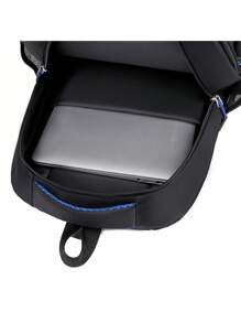 1pc Large Capacity Business Backpack, Fits Up To 17-Inch Laptop, Adjustable Shoulder Strap, Casual , Ideal For Commuting, Work And Travel, Suitable For School Season, Daily Commute And Vacation