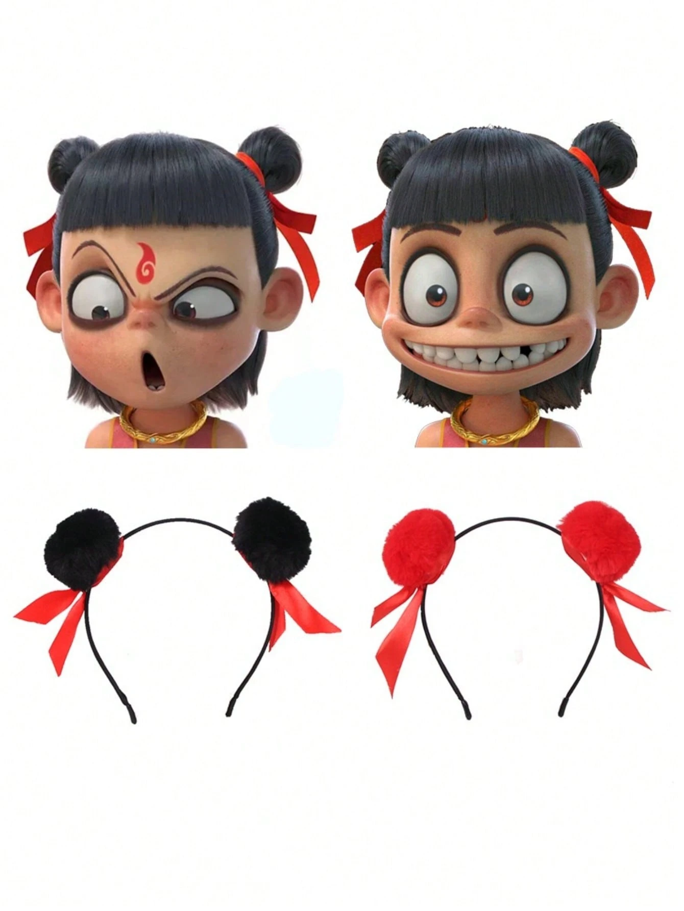 GALPADA 6pezzi Cerchietto Diavolo Per Halloween e Accessori