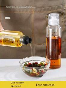 1 Stück, versiegelter Ölbehälter, eingekochte Sojasauce-Essig-Flasche, auslaufsichere Gewürz-Flasche für Küche Zuhause, Outdoor Picknick Grill Gewürz-Öl-Flasche