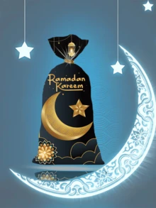 50 个星月图案印花礼品袋、黑金系列主题风格、塑料玻璃纤维礼品袋、生日、家庭、节日、派对装饰用品、趣味礼品包装袋、礼品盒、盒子、伴娘礼物、礼品袋、礼品袋、袋子、礼品袋纸、小礼品袋、粉色礼品袋、包装袋、单身派对礼品袋、节日、家居装饰