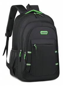 1pc Large Capacity Business Backpack, Fits Up To 17-Inch Laptop, Adjustable Shoulder Strap, Casual , Ideal For Commuting, Work And Travel, Suitable For School Season, Daily Commute And Vacation
