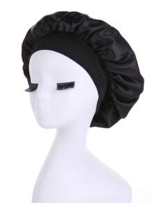 Gorro de satén de gran borde con gran elasticidad, gorro de belleza y salón para el cuidado del cabello de las mujeres, gorro de maternidad/quimioterapia, gorro, gorro de ducha, productos y accesorios para el cabello para esenciales de viaje, regreso a la escuela, esenciales de viaje y vacaciones, accesorios para el cabello para mujeres, cabello, viaje, productos para el cabello, herramientas para el cabello, cosas para el cabello, barbero, accesorios de barbero, barbería, equipo de peluquería - Multicolor - Ver 10