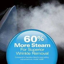 Hamilton Beach 19901 Plancha Digital para Ropa con Cable Retráctil, Durathon - Cordón XL de 10 pies - Ver 3