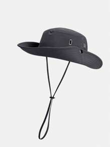 1 件休闲折叠太阳帽，夏季旅行钓鱼徒步渔夫帽，男女通用防紫外线，适合夏季 - 彩色 - 查看 6