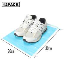 50 个旅行鞋袋，带抽绳的大型透明鞋子收纳袋，防水旅行收纳袋，用于男女包装防尘袋 - 多 - 查看 6