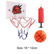 Mini Aro de Baloncesto para Ejercicio en Casa para Niños y Adultos, Aro de Baloncesto Pequeño para Interior, Marco de Pared, Soporte, Canasta Elevadora, Tablero Colgante - 1 juego - Ver 8