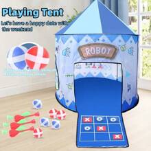 1pc Mongolian Style Tent 4-In-1 Toss Games, For Indoor And Outdoor Use, Gaming Tent - Multicolor - View 2