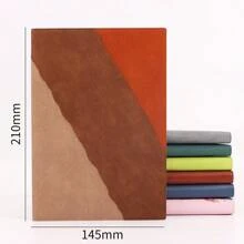 1pc Fashionable Classic Ombre Color Business Notebook, Notepad, Exercise Book
