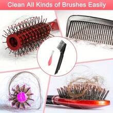 Comb Cleaning Tool Kit, Lint Remover, Multi-Function Comb Brush For Hair Cleaning, Suitable For All Hair Types, Lightweight Styling Accessory Under 300g