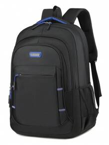 1pc Large Capacity Business Backpack, Fits Up To 17-Inch Laptop, Adjustable Shoulder Strap, Casual , Ideal For Commuting, Work And Travel, Suitable For School Season, Daily Commute And Vacation