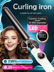 SOKANY15013 Rizador de pelo, rizador de pelo con temperatura ajustable para salón de belleza