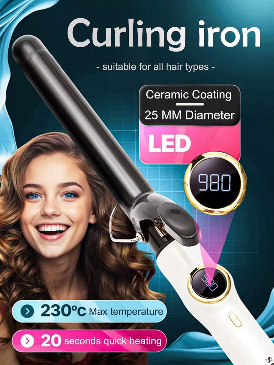 SOKANY15013 Rizador de pelo, rizador de pelo con temperatura ajustable para salón de belleza