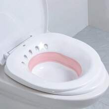 Women's Folding Toilet Bidet Postpartum Bath Toilet Seat Self-Cleaning Hip Shower Perineum Soaking Bath Hemorrhoid Treatment - 粉色 - 查看 2